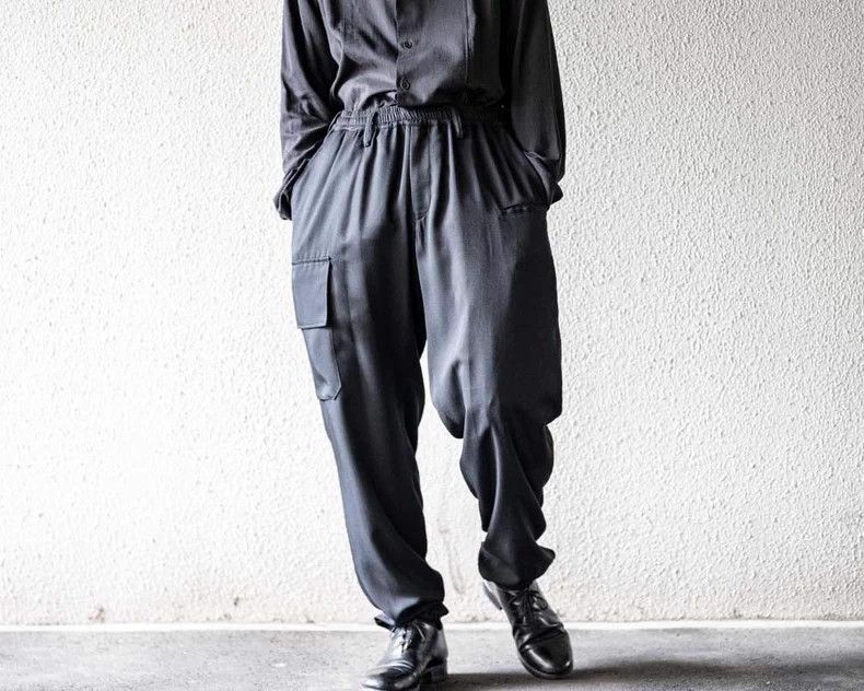 Yohji Yamamoto Yohji Yamamoto Regulation Drawstring Pants Size US 32 / EU 48 - 4 Thumbnail