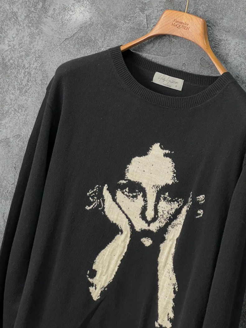 Yohji Yamamoto Yohji Yamamoto Black Figure Print Sweater Size US S / EU 44-46 / 1 - 4 Thumbnail