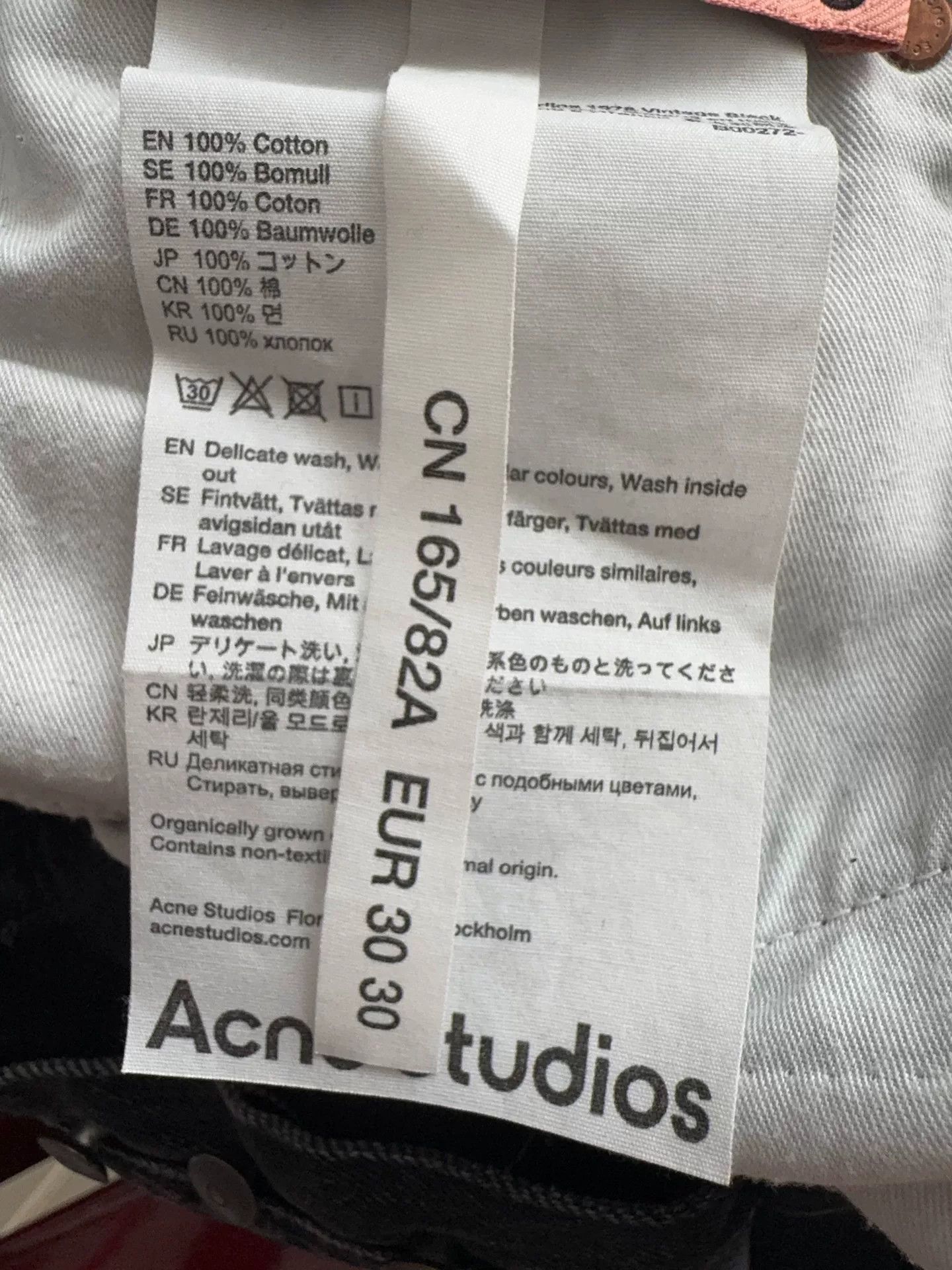 Acne Studios Acne Studios Black Denim Jeans 30/30 Size US 30 / EU 46 - 4 Thumbnail