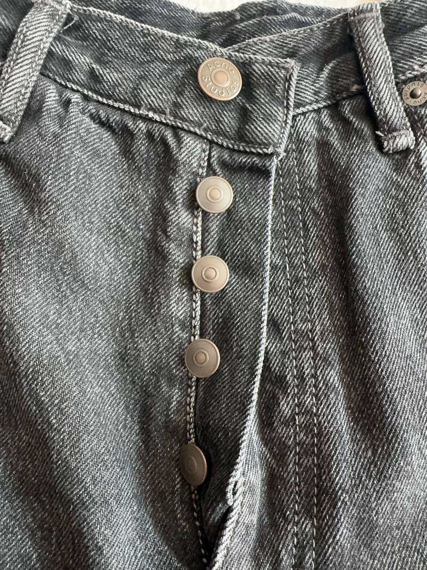Acne Studios Acne Studios Black Denim Jeans 30/30 Size US 30 / EU 46 - 6 Thumbnail