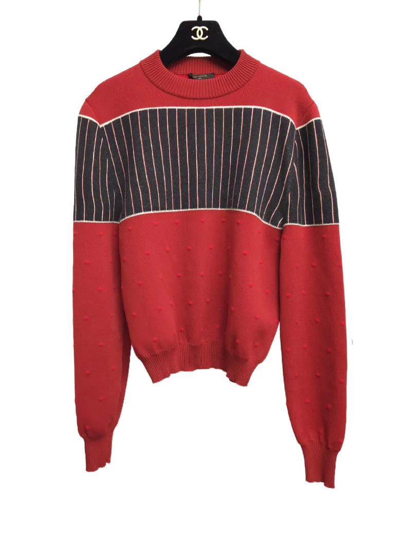 Louis Vuitton Louis Vuitton Striped Knit Sweatshirt Size US XS / EU 42 / 0 - 5 Thumbnail