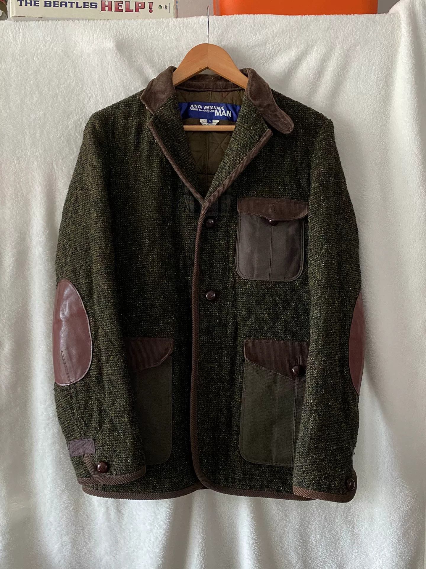 Junya Watanabe junya watanabe wool blend hunting jacket Size US S / EU 44-46 / 1 - 2 Thumbnail