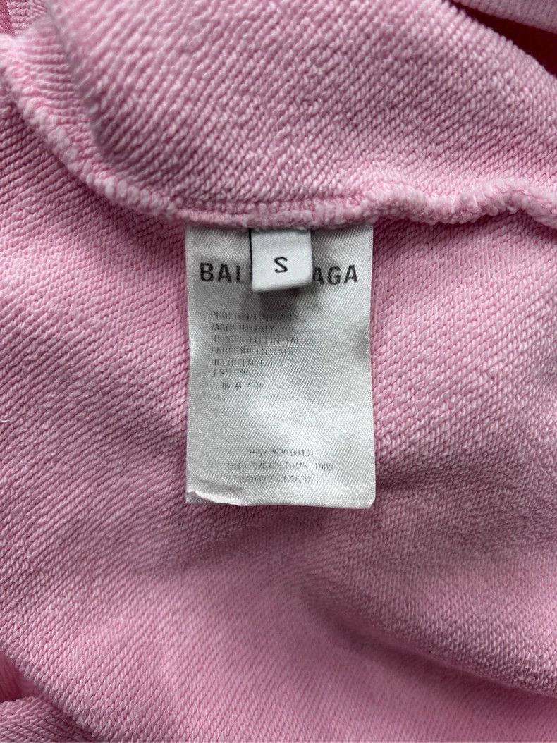 Balenciaga Balenciaga Pink Logo Crew Hoodie Size US S / EU 44-46 / 1 - 6 Thumbnail