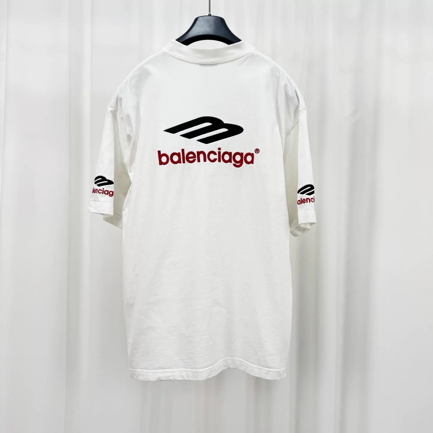 Balenciaga Balenciaga 3B Embroidered Short Sleeve Size US XS / EU 42 / 0 - 2 Thumbnail