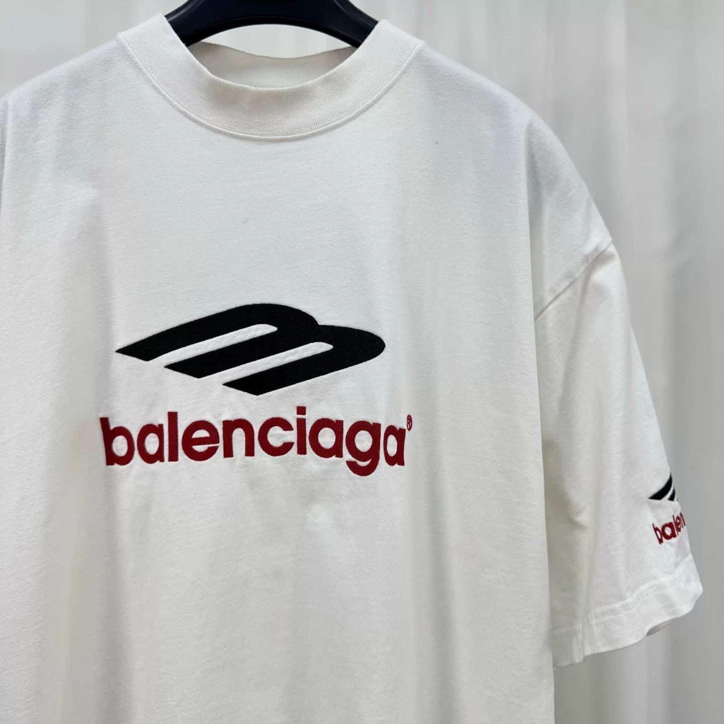 Balenciaga Balenciaga 3B Embroidered Short Sleeve Size US XS / EU 42 / 0 - 3 Thumbnail