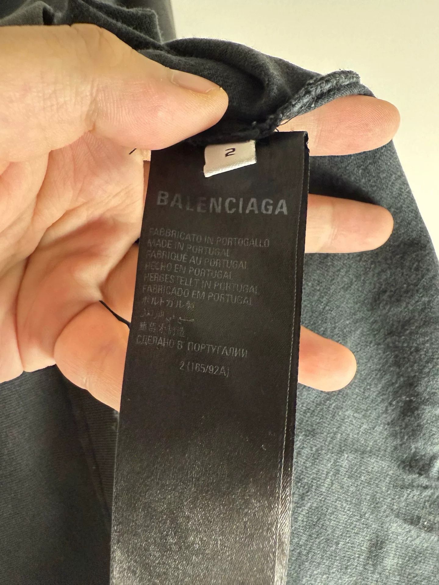 Balenciaga Balenciaga SS22 Logo Print Short Sleeve T-Shirt Size US XXL / EU 58 / 5 - 5 Thumbnail