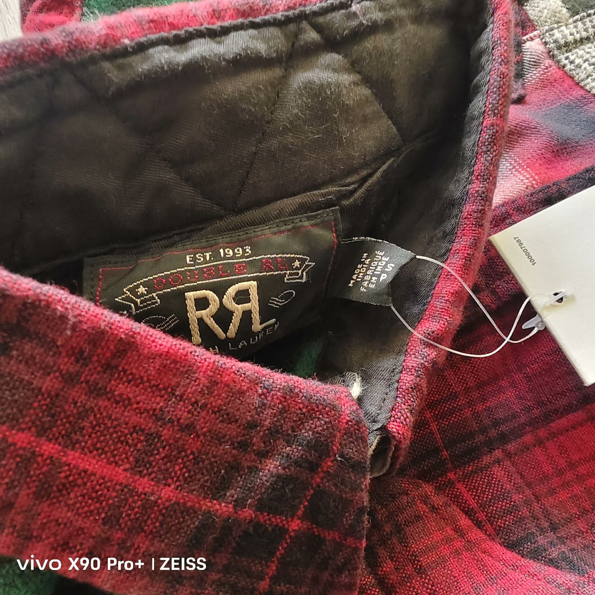 RRL Ralph Lauren RRL Patchwork Plaid Workshirt Size US S / EU 44-46 / 1 - 2 Thumbnail