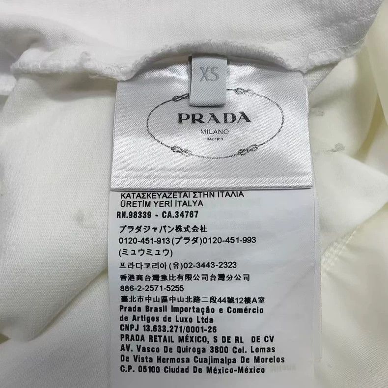 Prada Prada Nylon Panel Logo Short Sleeve Size US XS / EU 42 / 0 - 5 Thumbnail