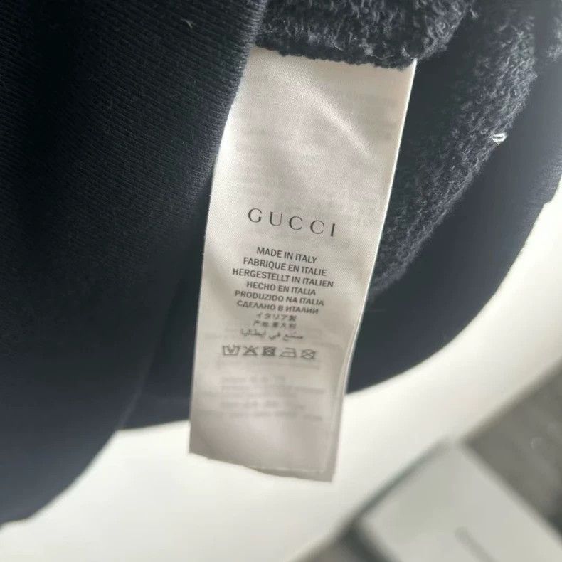 Gucci Gucci Logo Embroidered Hoodie Sweatshirt Size US M / EU 48-50 / 2 - 4 Thumbnail