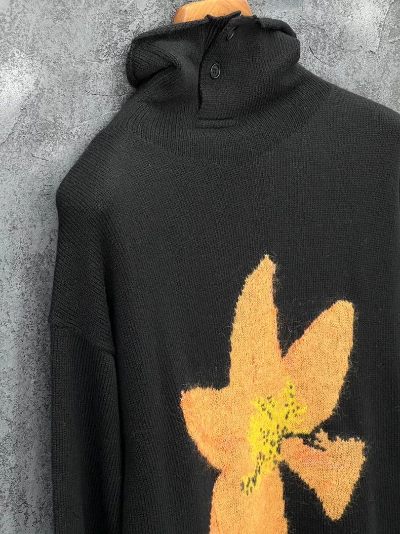 Yohji Yamamoto Yohji Yamamoto Black Turtleneck Sweater Size US L / EU 52-54 / 3 - 6 Thumbnail