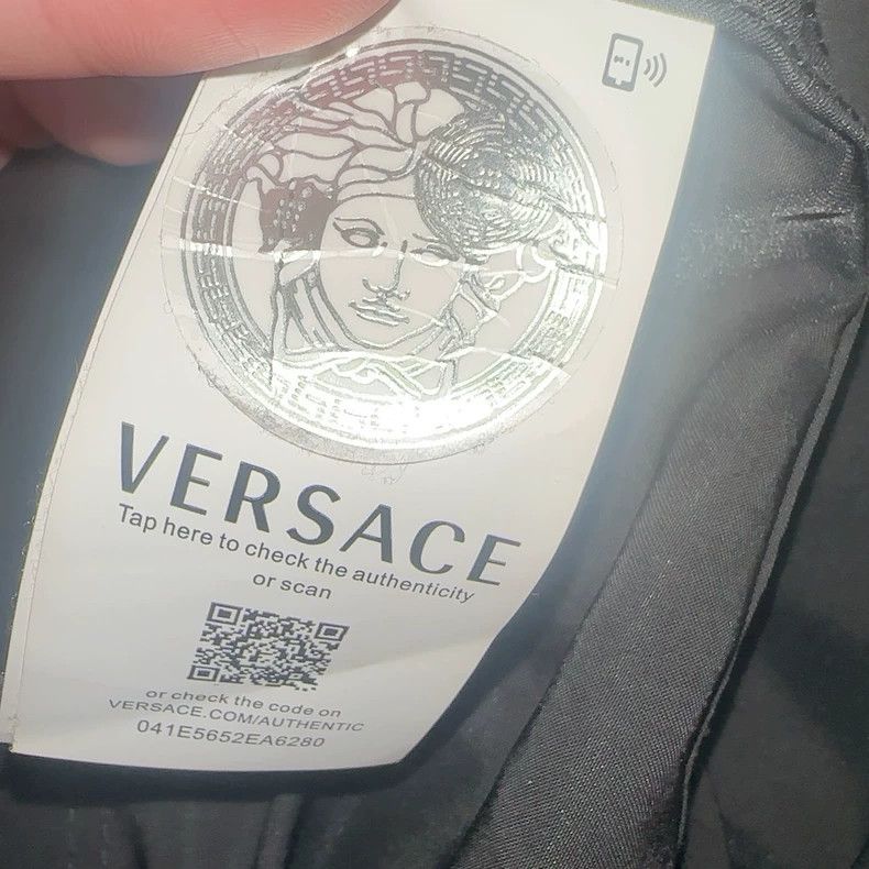 Versace Versace Black Leather Jacket M Size US M / EU 48-50 / 2 - 6 Thumbnail