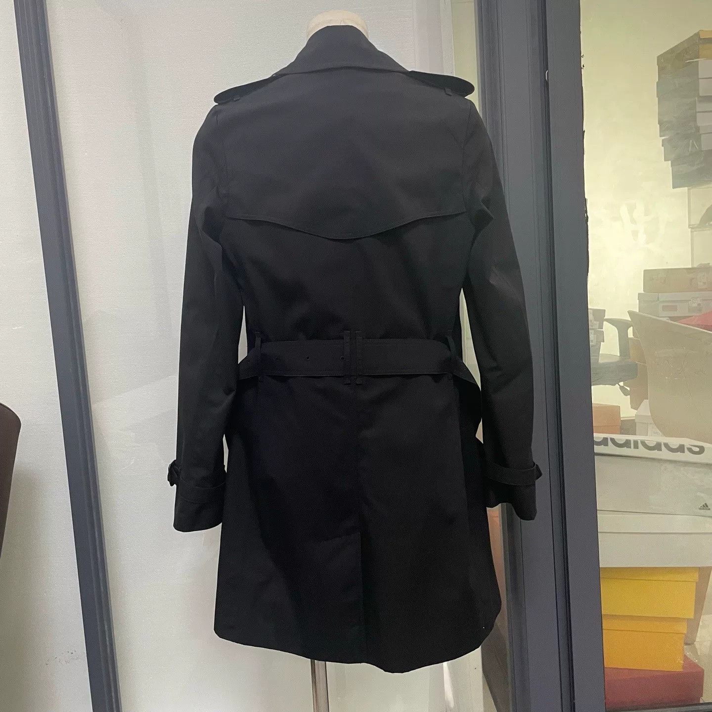 Burberry Burberry Black Double-Breasted Trench Coat Size US XS / EU 42 / 0 - 2 Thumbnail