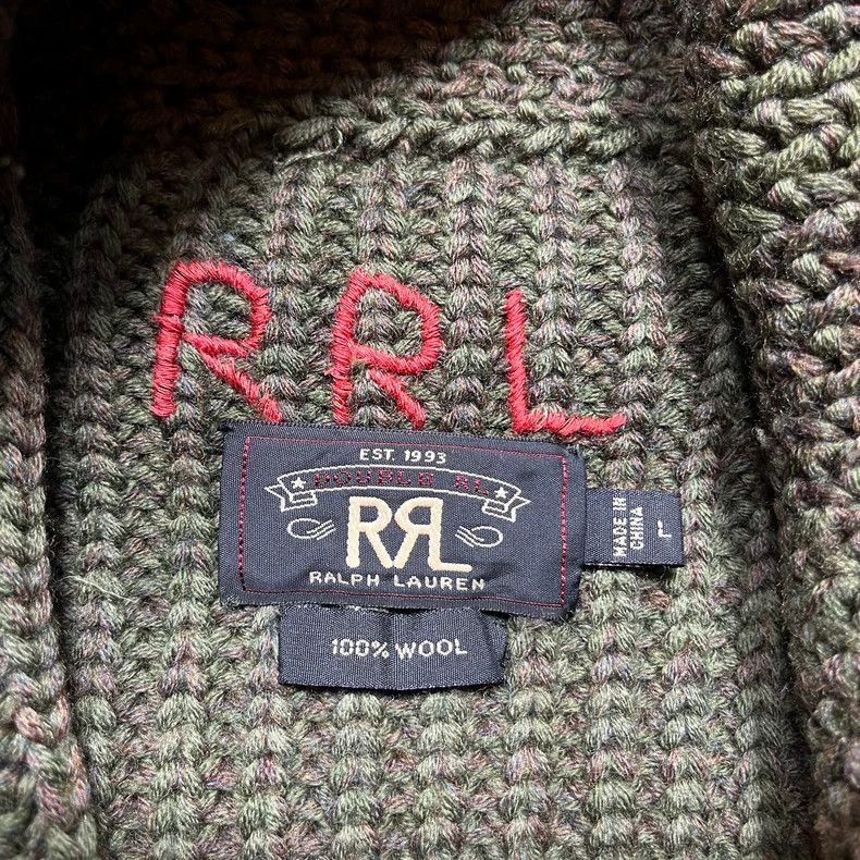 RRL Ralph Lauren RRL Shawl Collar Knit Cardigan Size US L / EU 52-54 / 3 - 3 Thumbnail
