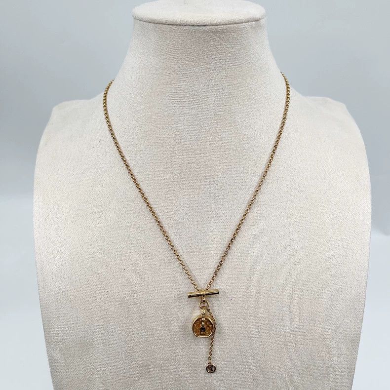 Louis Vuitton Louis Vuitton Gold Small Disk Necklace Size ONE SIZE - 2 Thumbnail