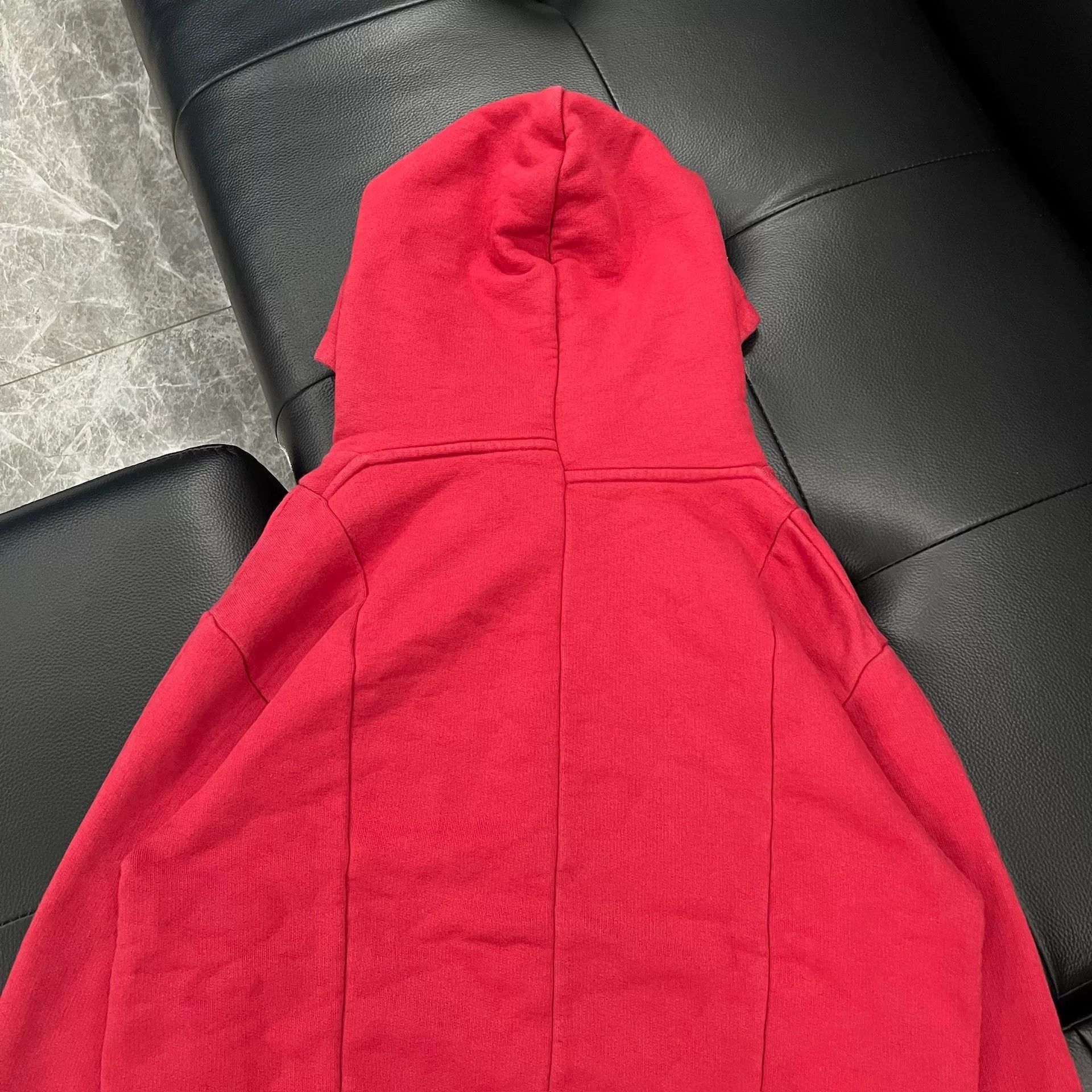 Vetements Vetements AW18 Deconstructed Red Hoodie Size US M / EU 48-50 / 2 - 4 Thumbnail