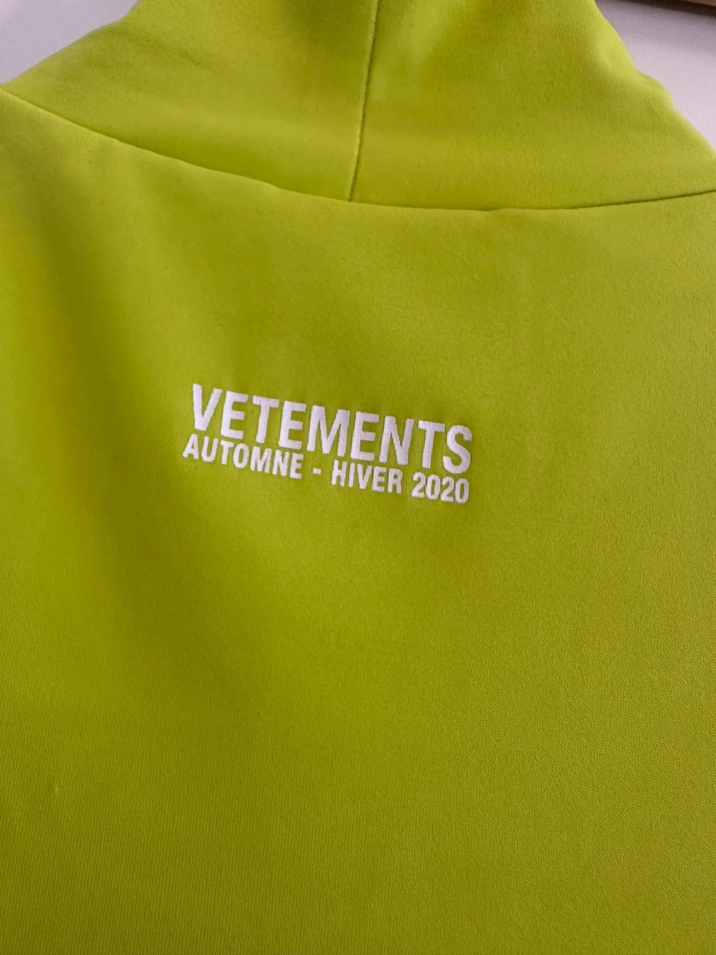 Vetements Vetements Neon Green Cutout Bodysuit Size US S / EU 44-46 / 1 - 5 Thumbnail