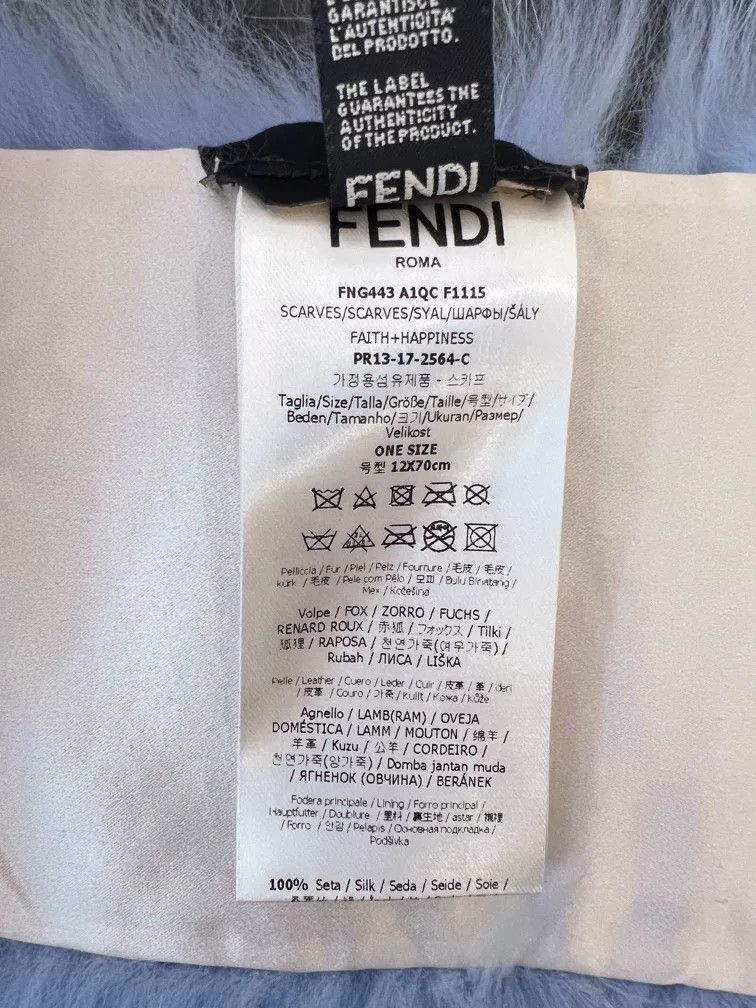 Fendi FENDI Fox Fur Scarf Size ONE SIZE - 6 Thumbnail