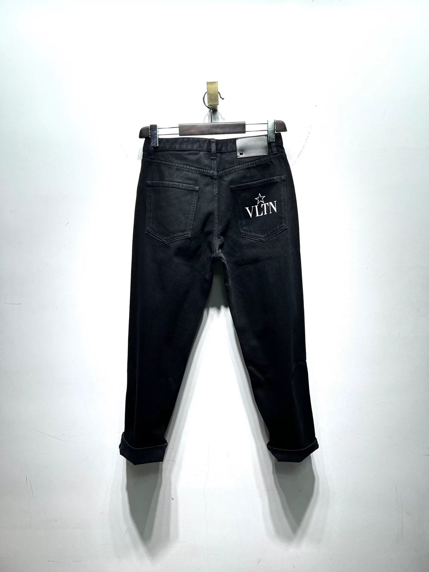 Valentino Valentino Logo Print Studded Denim Jeans Size US 28 / EU 44 - 5 Thumbnail
