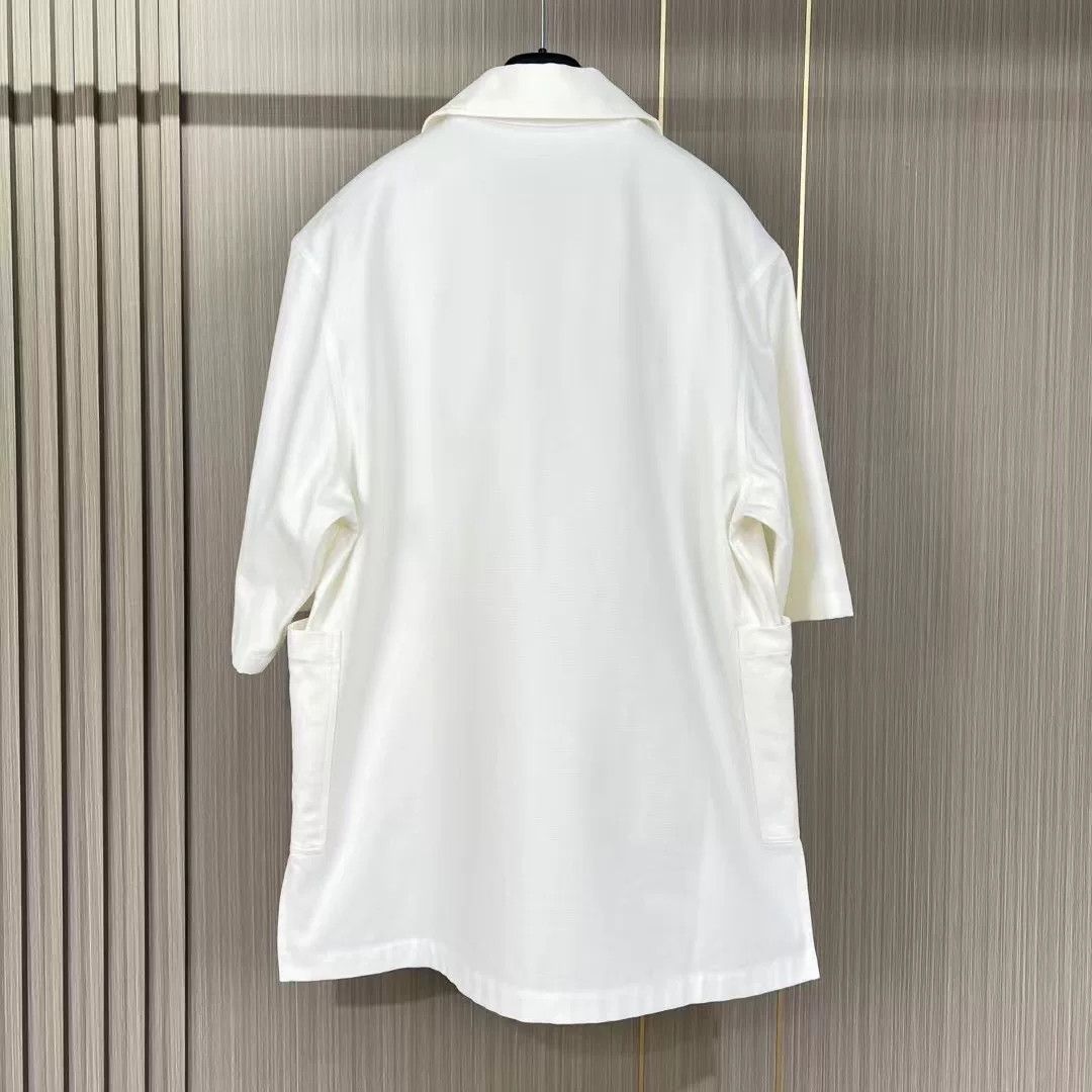 Valentino Valentino Cutout Bow Tie Short Sleeve Shirt Size US S / EU 44-46 / 1 - 4 Thumbnail