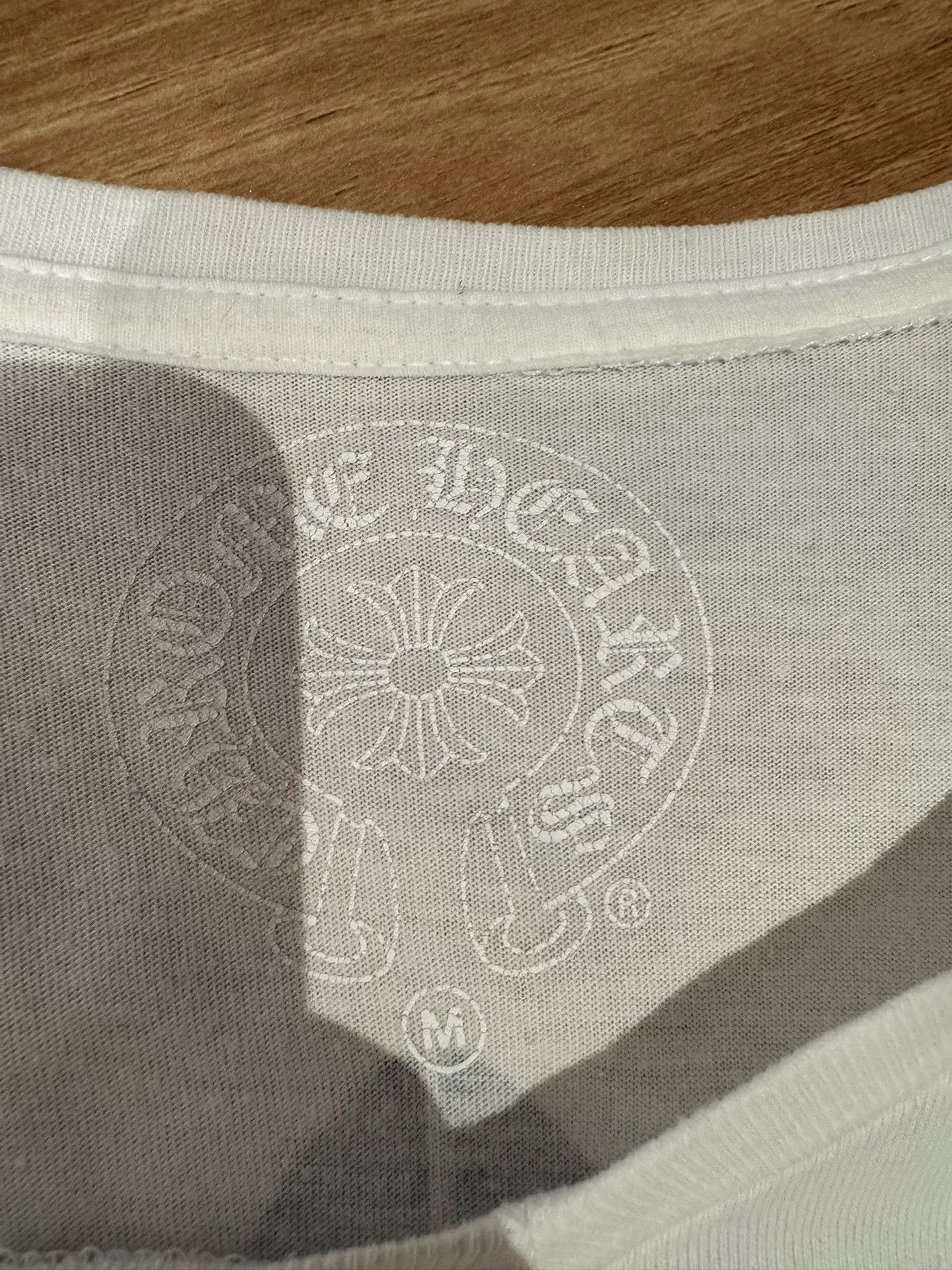 Chrome Hearts Chrome Hearts V-Neck Boy Scout Flower White Tee Size US M / EU 48-50 / 2 - 4 Thumbnail