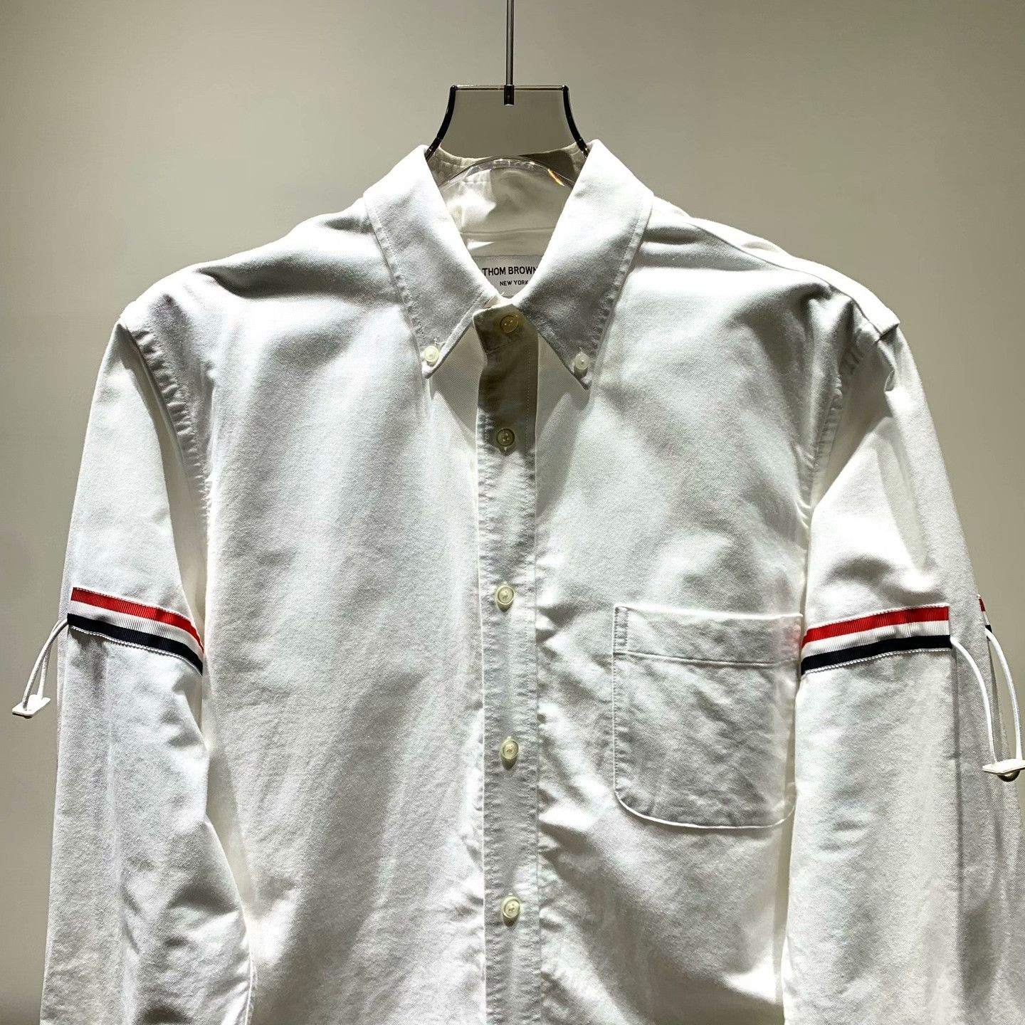 Thom Browne Thombrowen Stripe Button Long Sleeve Shirt Size US L / EU 52-54 / 3 - 3 Thumbnail