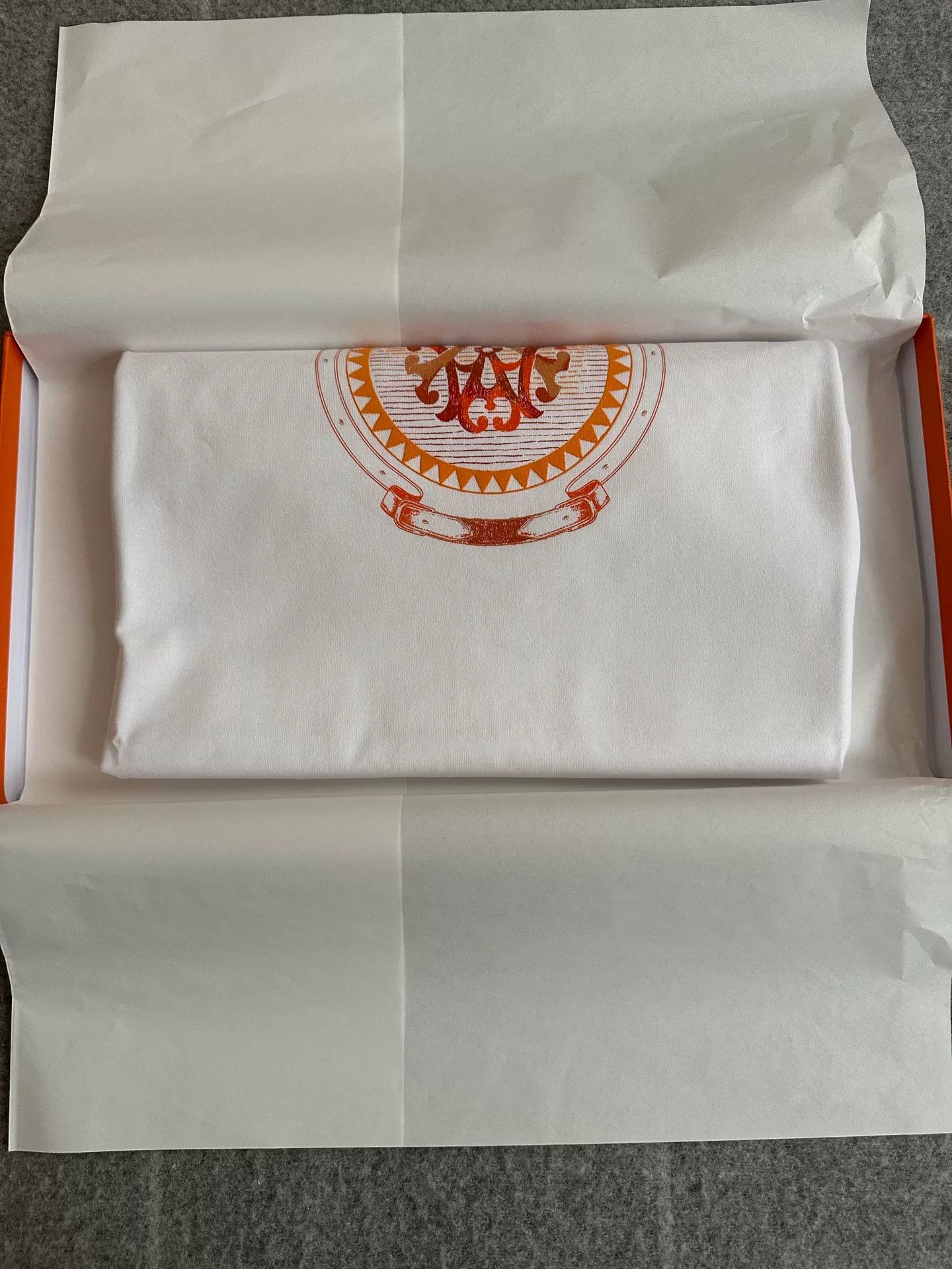 Hermes Hermes 2025 Women's White Print T-shirt Size US M / EU 48-50 / 2 - 2 Thumbnail