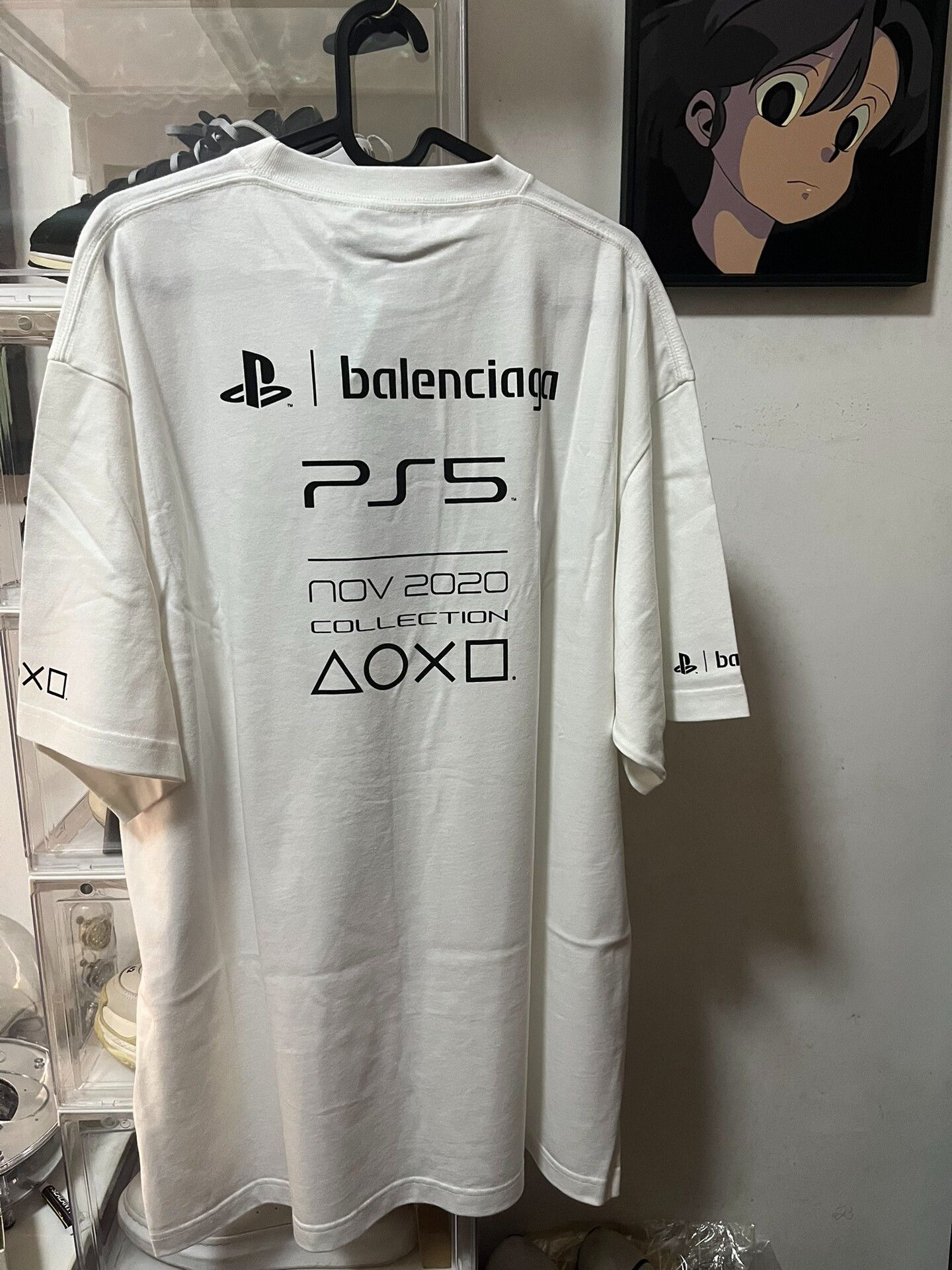 Balenciaga Balenciaga PS5 White Short Sleeve T-shirt XS Size US XS / EU 42 / 0 - 2 Thumbnail