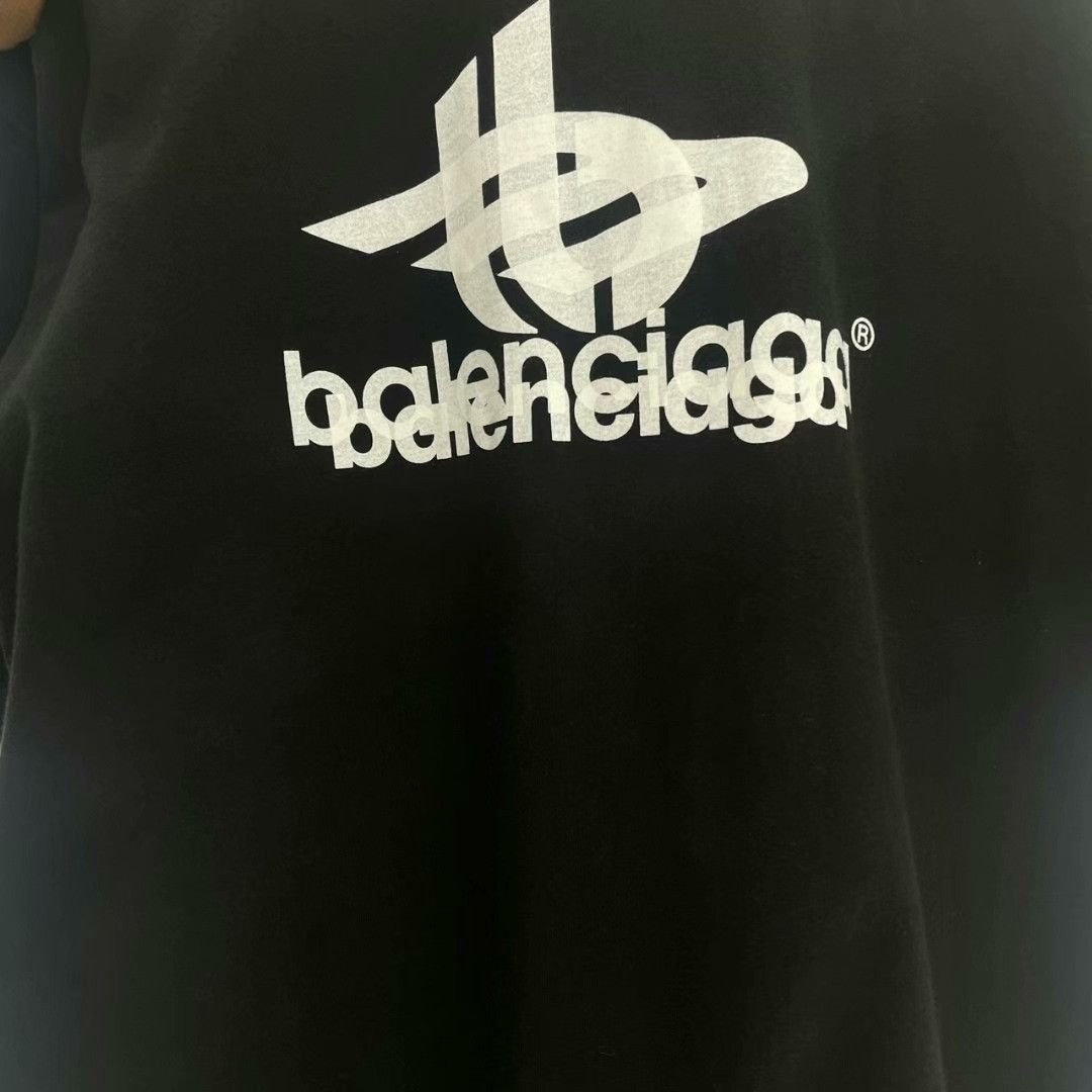 Balenciaga Balenciaga Phantom Black Short Sleeve Size US M / EU 48-50 / 2 - 3 Thumbnail