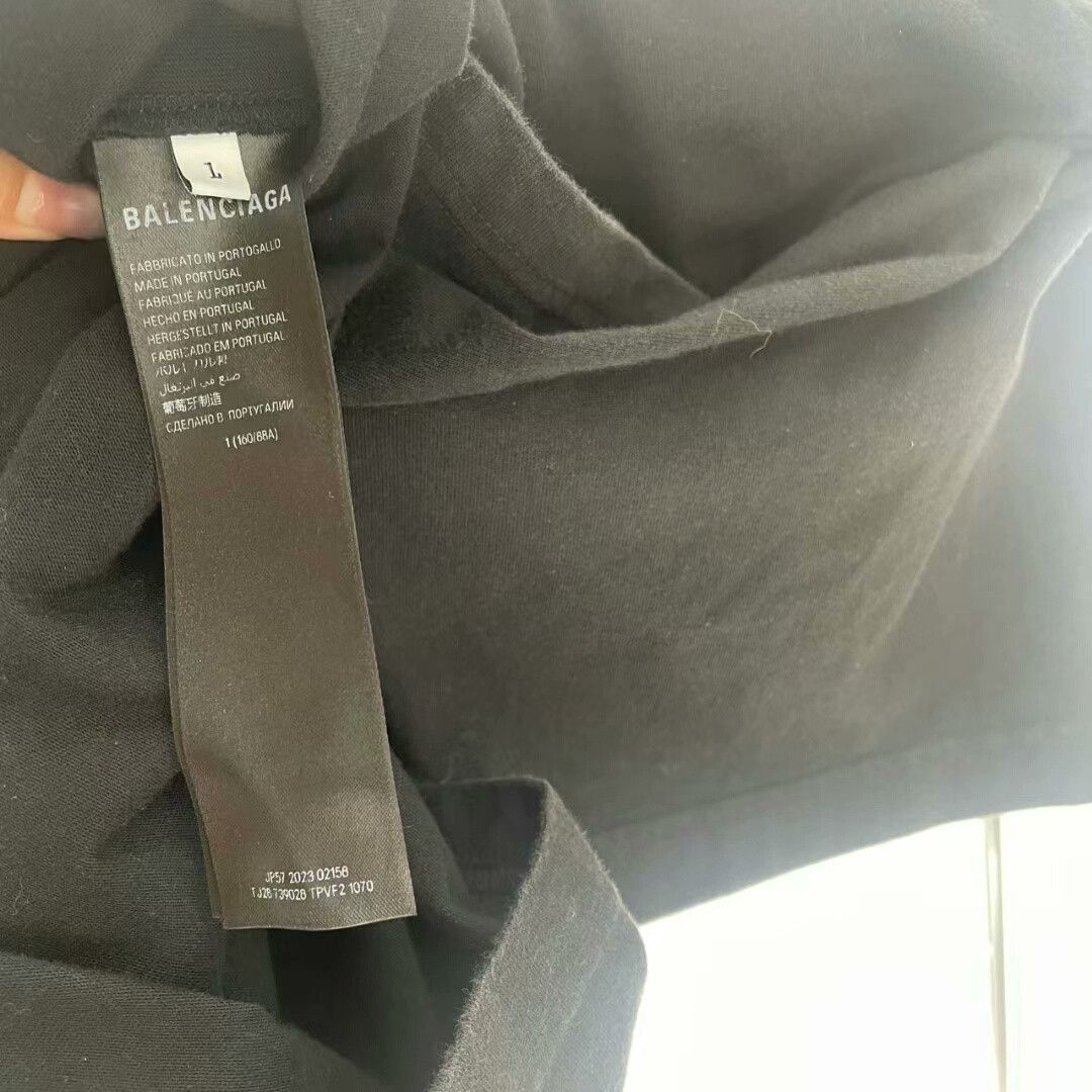 Balenciaga Balenciaga Phantom Black Short Sleeve Size US M / EU 48-50 / 2 - 5 Thumbnail