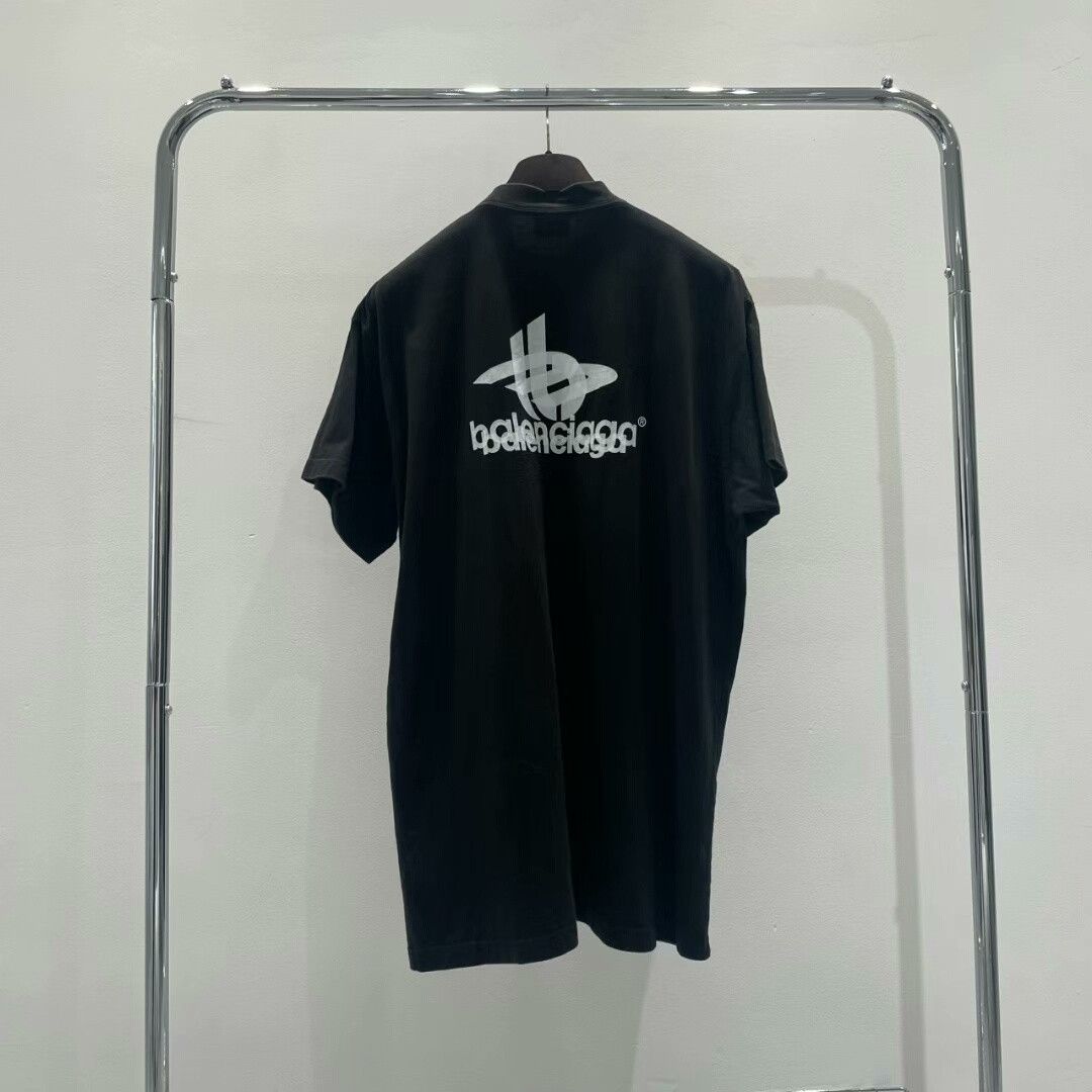 Balenciaga Balenciaga Phantom Black Short Sleeve Size US M / EU 48-50 / 2 - 2 Thumbnail
