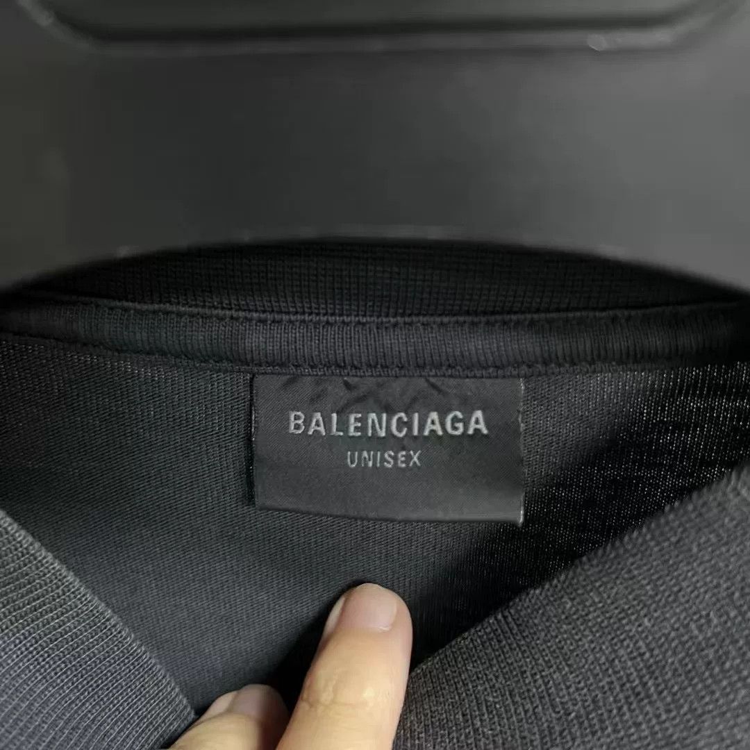 Balenciaga Balenciaga Black Graphic Print T-shirt Size US XS / EU 42 / 0 - 4 Thumbnail