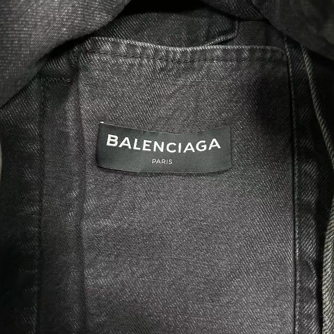 Balenciaga Balenciaga Sinners Denim Jacket Size US M / EU 48-50 / 2 - 8 Thumbnail