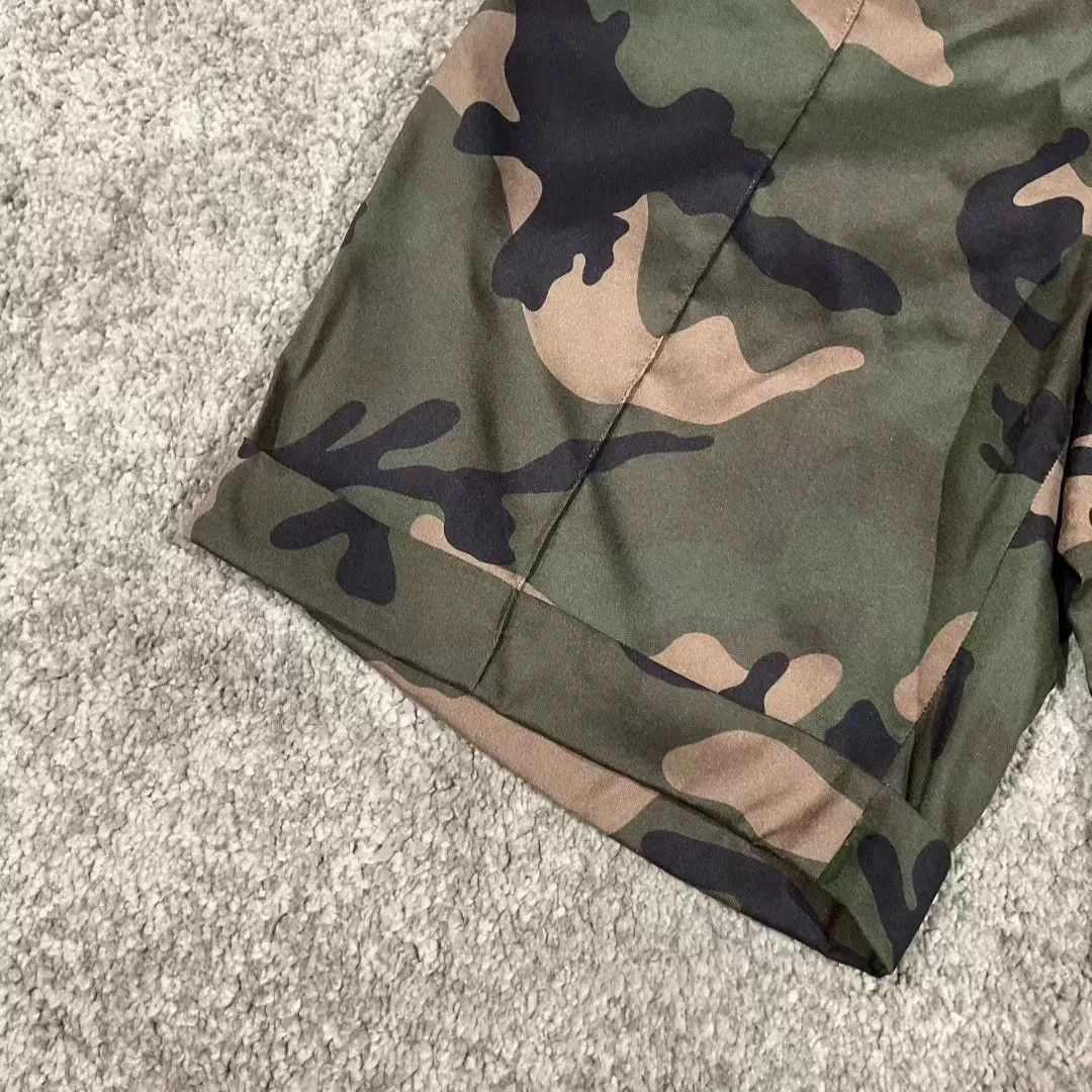 Valentino Valentino Silk Camouflage Shorts Size US 38 / EU 54 - 4 Thumbnail
