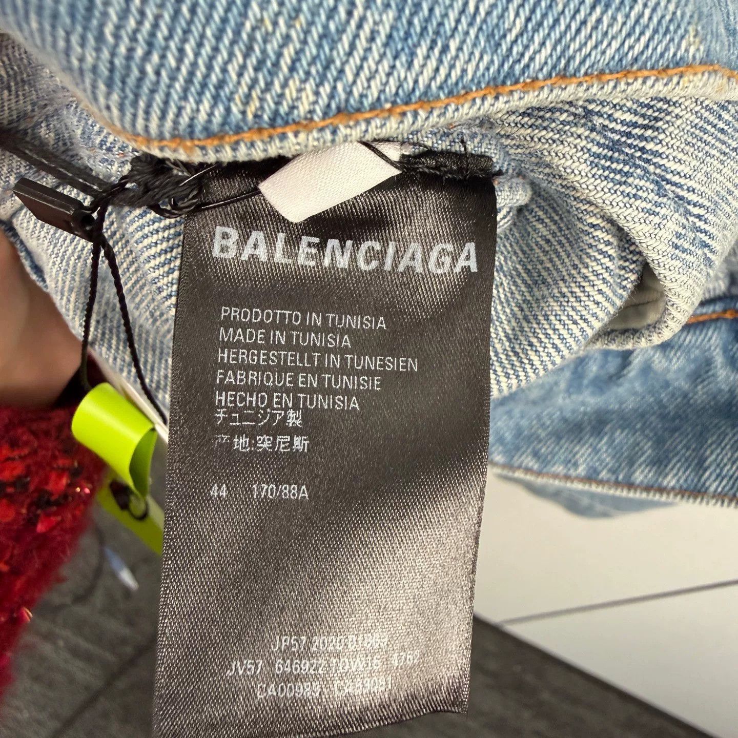 Balenciaga BALENCIAGA Denim Jacket Size 44 Size US L / EU 52-54 / 3 - 4 Thumbnail