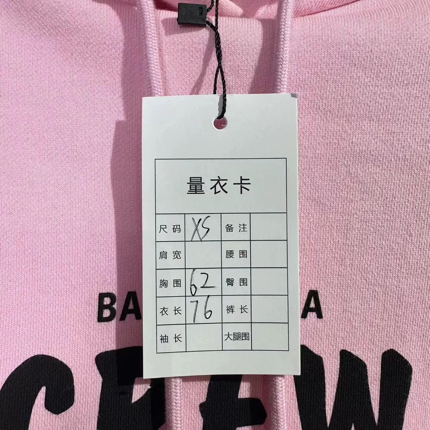 Balenciaga Balenciaga Pink Crew Hoodie Sweatshirt Size US XS / EU 42 / 0 - 7 Thumbnail