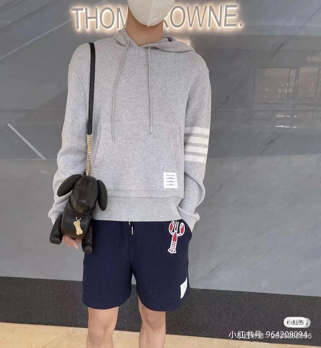 Thom Browne THOM BROWNE FW22 Embroidered Loose Shorts Size US 32 / EU 48 - 3 Thumbnail