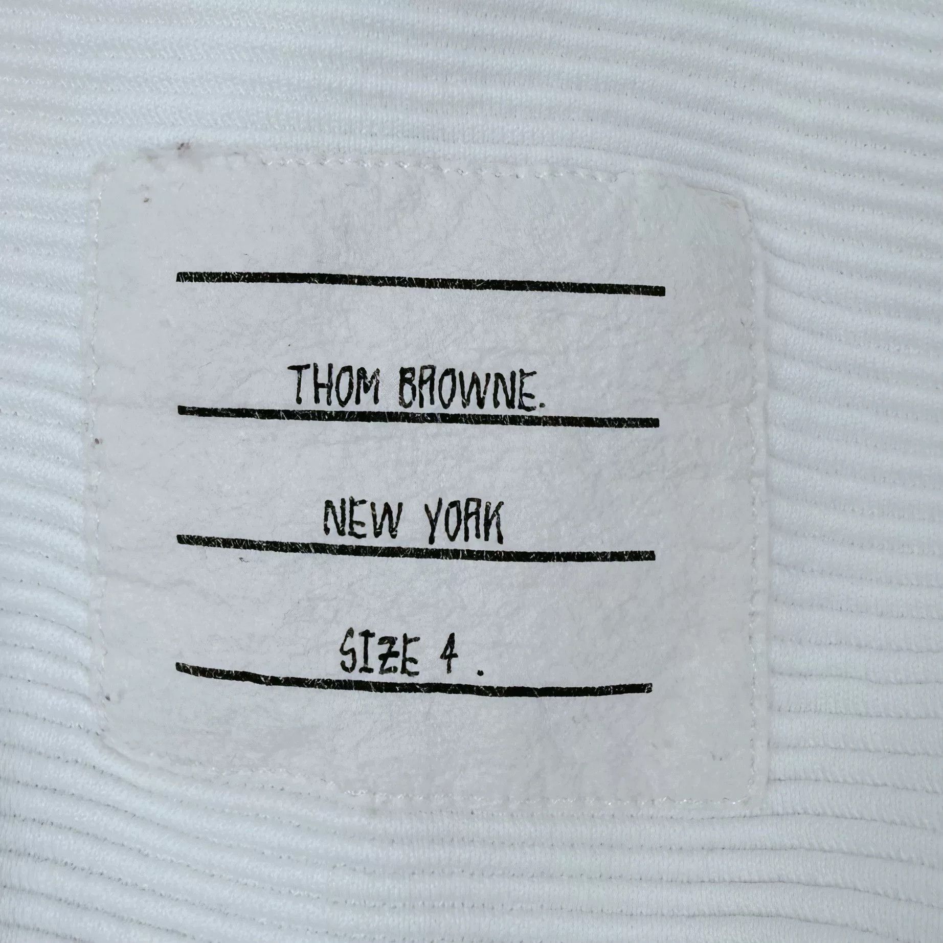 Thom Browne THOM BROWNE Waffle Stripe Short Sleeve Size US M / EU 48-50 / 2 - 4 Thumbnail