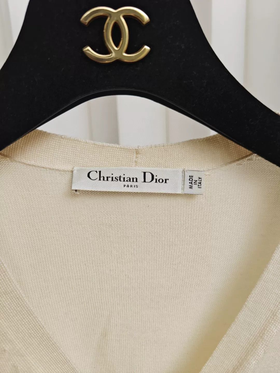 Dior classic dior knitted cardigan with scarf detail Size US M / EU 48-50 / 2 - 4 Thumbnail
