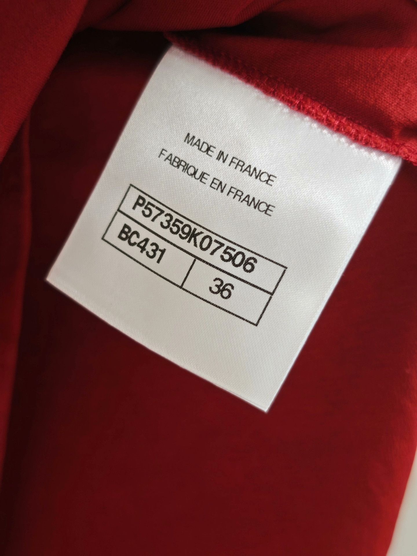 Chanel chanel gabrielle logo t-shirt in red Size US S / EU 44-46 / 1 - 8 Thumbnail