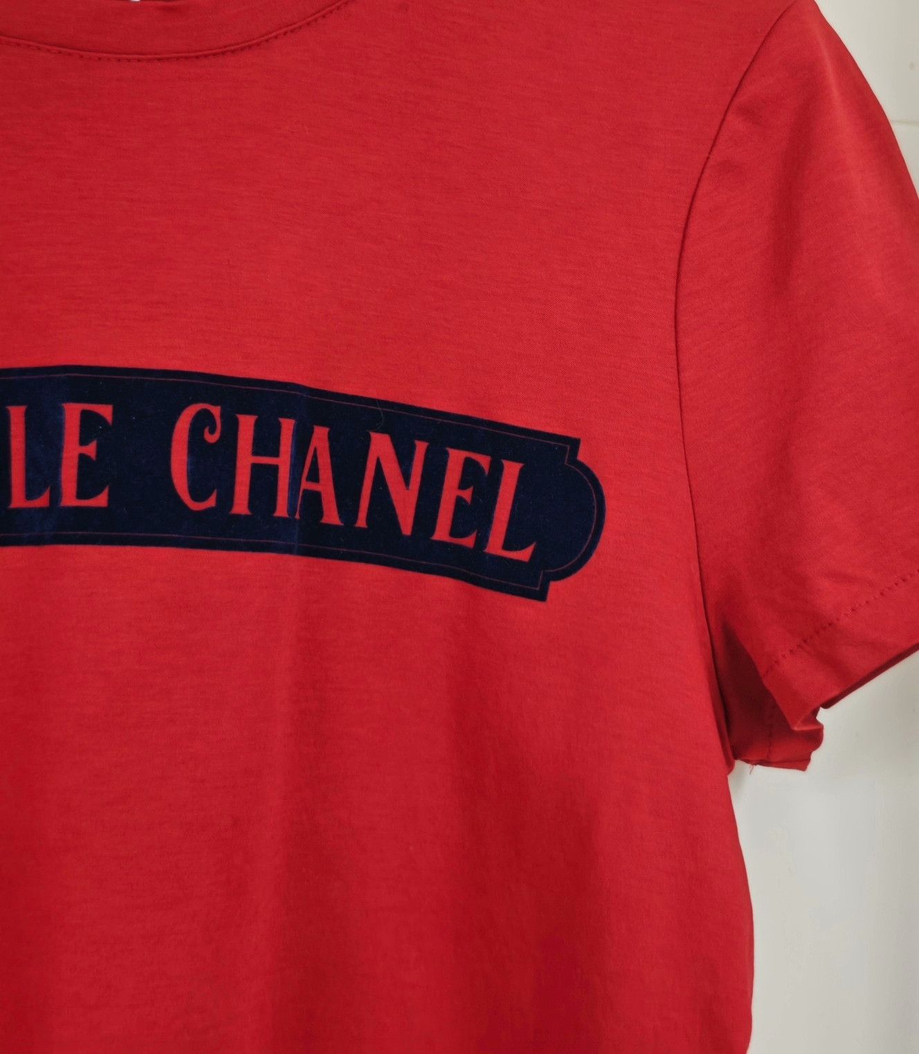 Chanel chanel gabrielle logo t-shirt in red Size US S / EU 44-46 / 1 - 2 Thumbnail