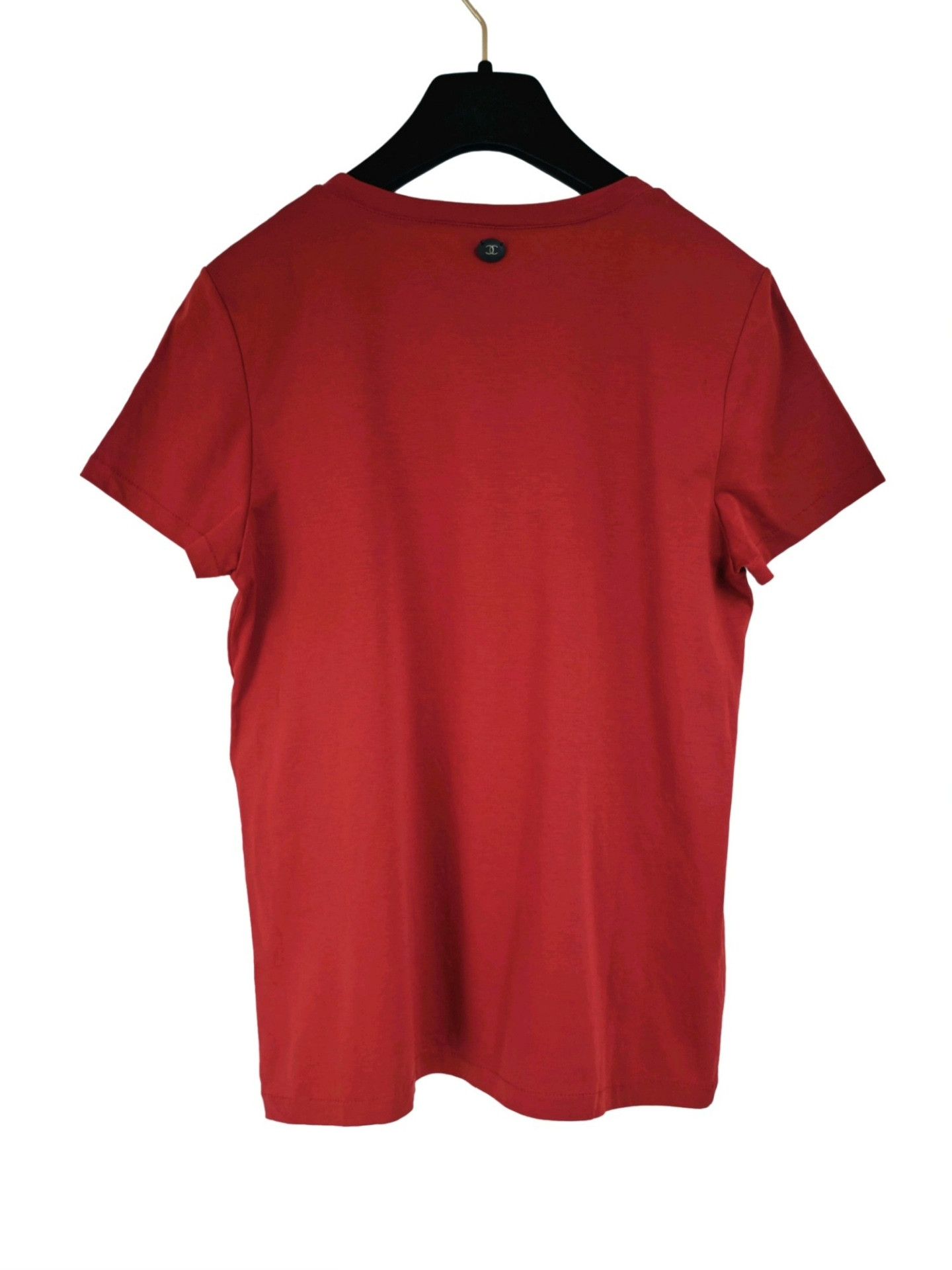 Chanel chanel gabrielle logo t-shirt in red Size US S / EU 44-46 / 1 - 3 Thumbnail
