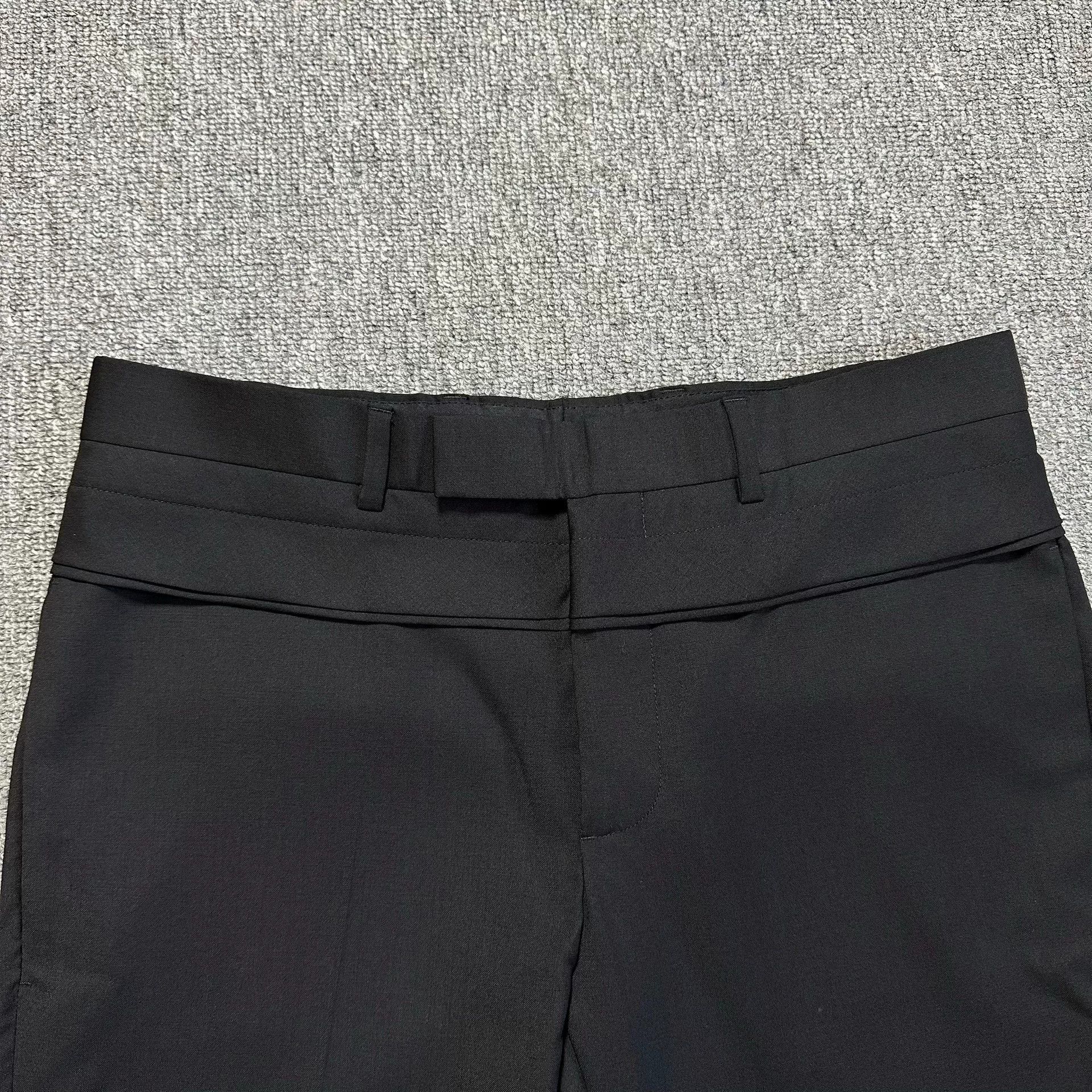 Dior Dior Wool Trousers with Waist Detailing Size US 38 / EU 54 - 2 Thumbnail