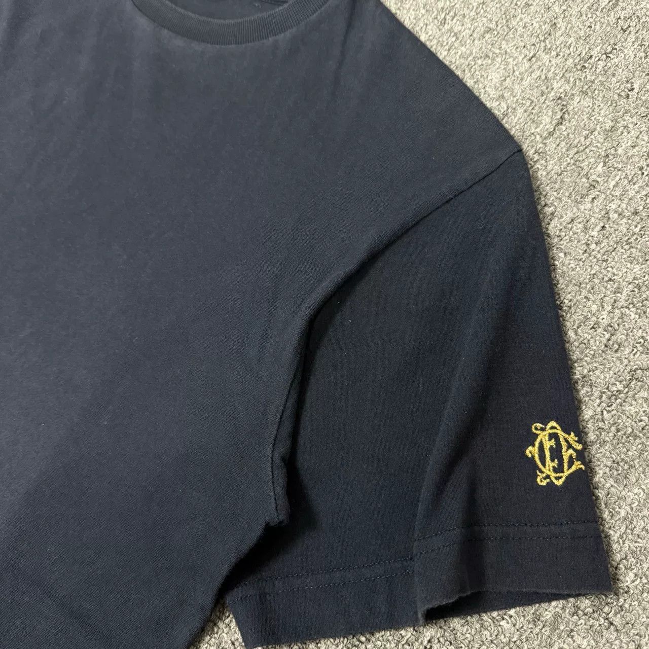 Dior black logo print short sleeve t-shirt Size US S / EU 44-46 / 1 - 3 Thumbnail