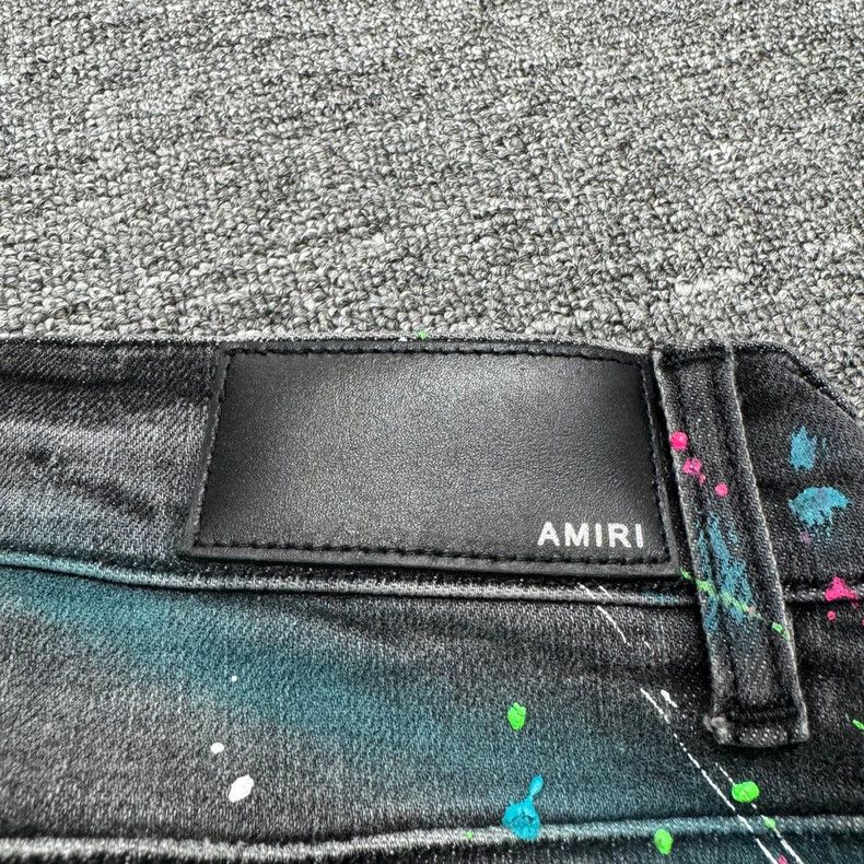 Amiri Amiri Splatter Distressed Denim Jeans Size US 30 / EU 46 - 5 Thumbnail