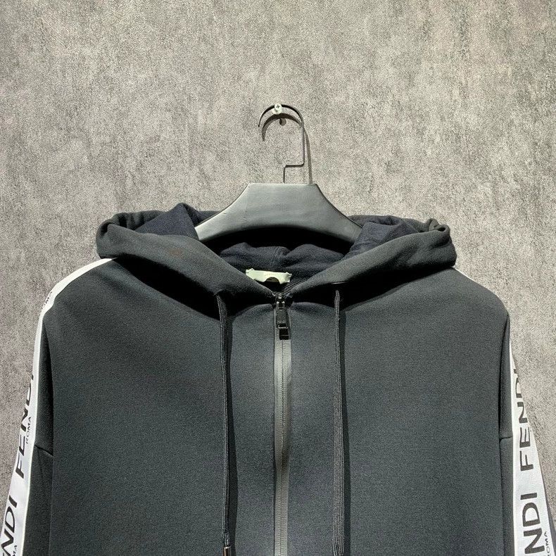 Fendi Fendi Hooded Zip Logo Jacket Size US M / EU 48-50 / 2 - 5 Thumbnail