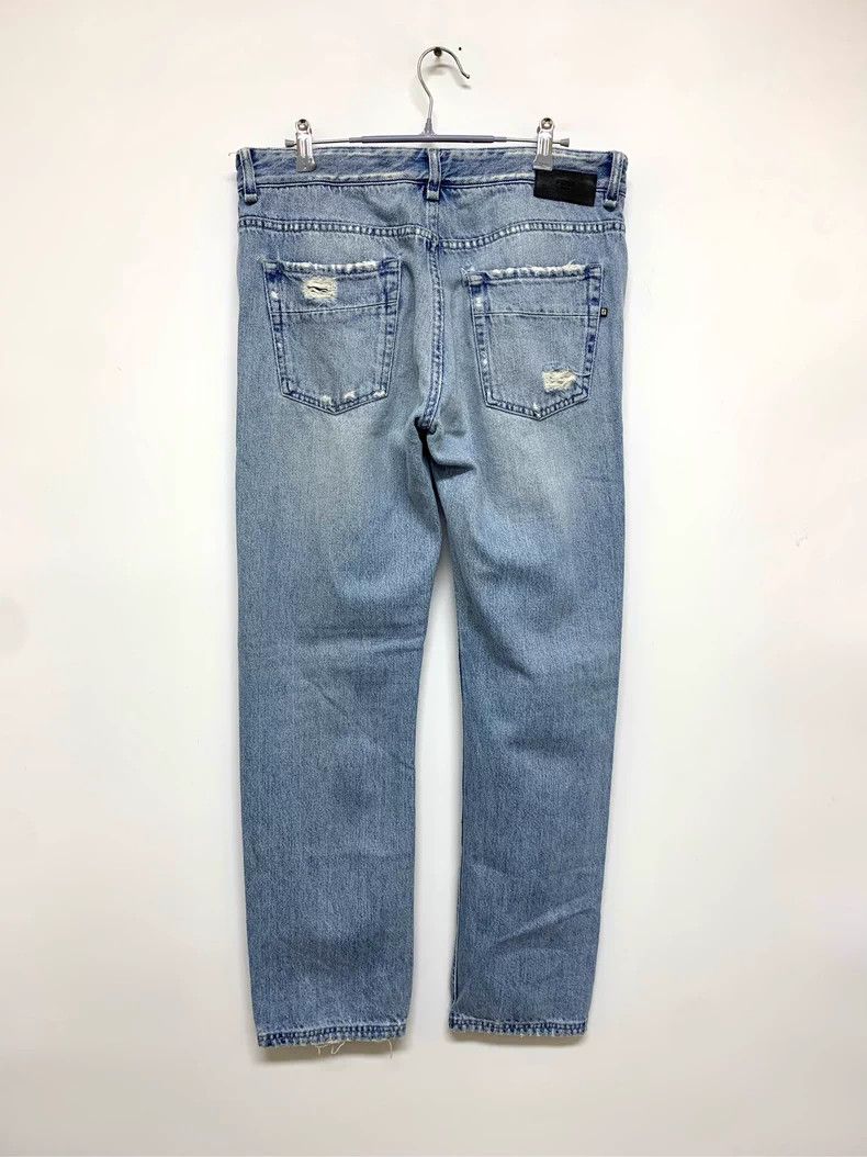 Fendi Fendi Distressed Monogram Denim Jeans Size US 34 / EU 50 - 2 Thumbnail