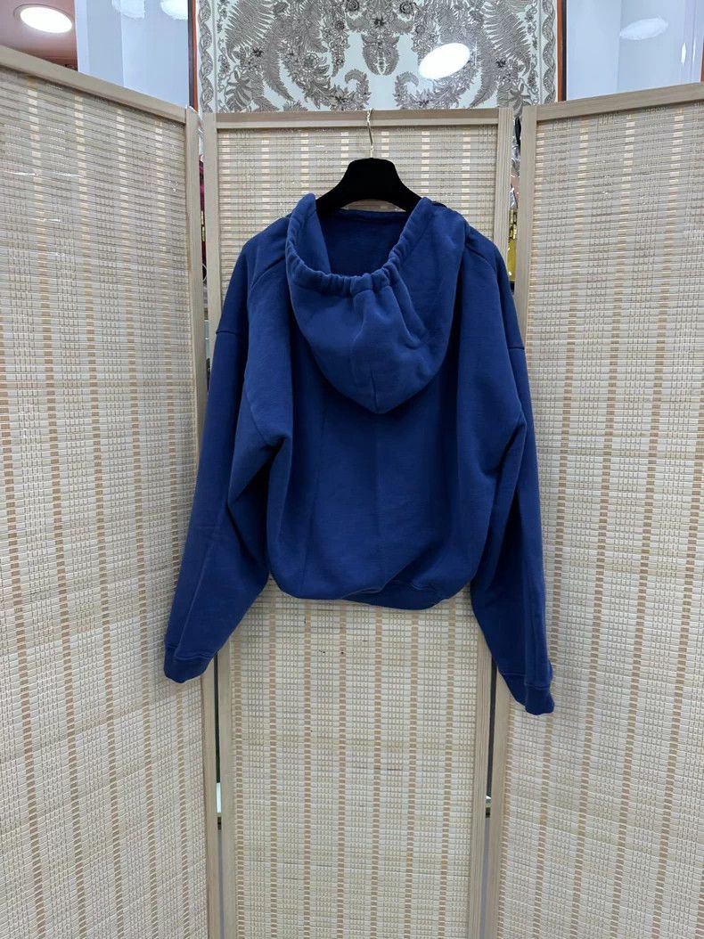 Balenciaga Balenciaga Blue Hoodie Sweatshirt XS Size US XS / EU 42 / 0 - 2 Thumbnail
