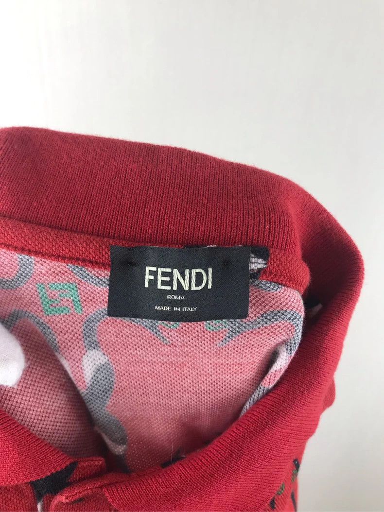 Fendi Fendi Runway All-over Print Polo Shirt Size US M / EU 48-50 / 2 - 3 Thumbnail