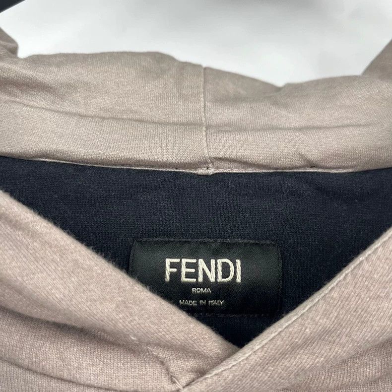 Fendi Fendi x Fila Striped Embroidered Hoodie Size US M / EU 48-50 / 2 - 4 Thumbnail