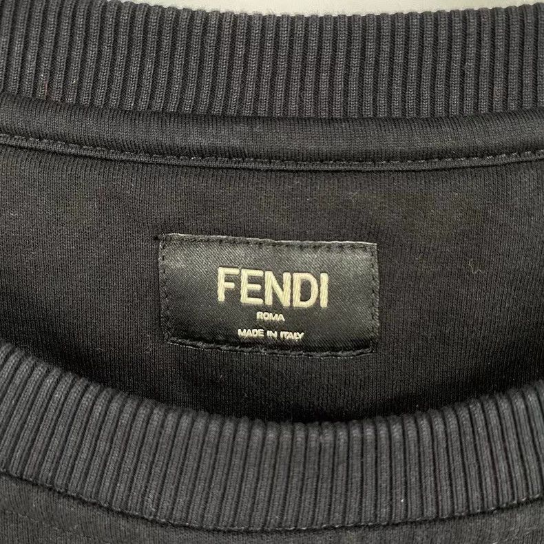 Fendi Fendi Double F Arm Pocket Sweatshirt Size US L / EU 52-54 / 3 - 3 Thumbnail
